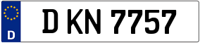 Truck License Plate